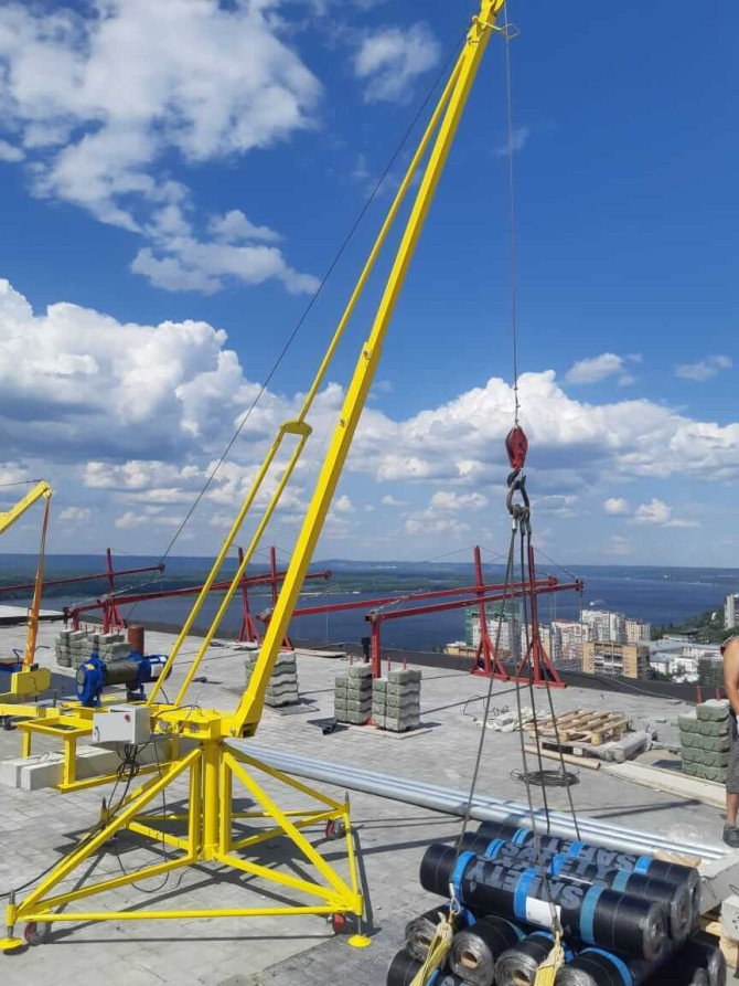 Кран стреловой поворотный КСП-1000 без лебедки