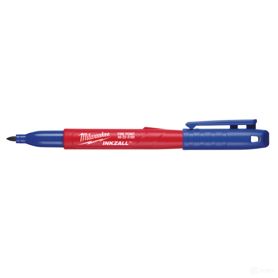 Thin Blue INKZALL™ marker for construction site, 36 pieces