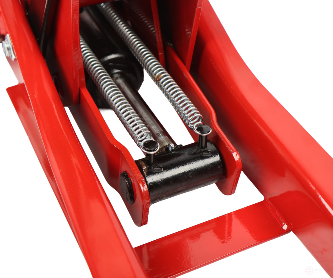 Домкрат подкатной 3т 75-505мм двухпоршневой низкопрофильный GTE