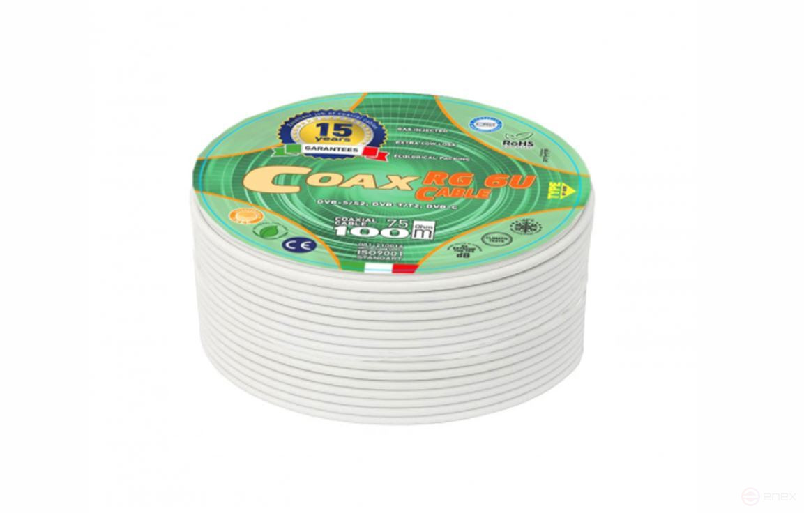 Coaxial cable RG 6 U COAX PLUS (upk.10m)