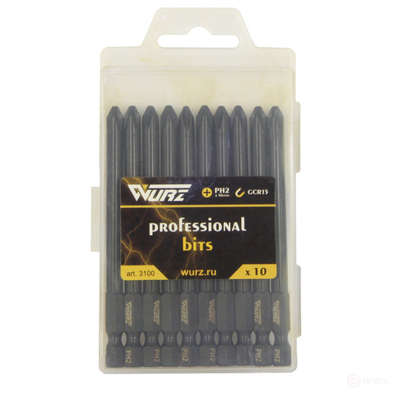Бита магнитная PH2 х 90мм 10шт.
