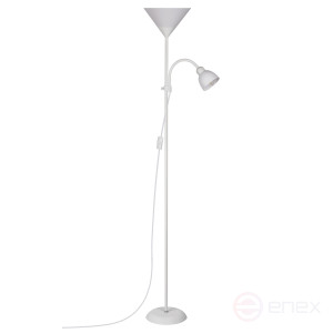 7088-501 Floor Lamp Rivoli Alexandrina 7088-501 Floor Lamp 1 x E27 40W + 1 x E14 40W White