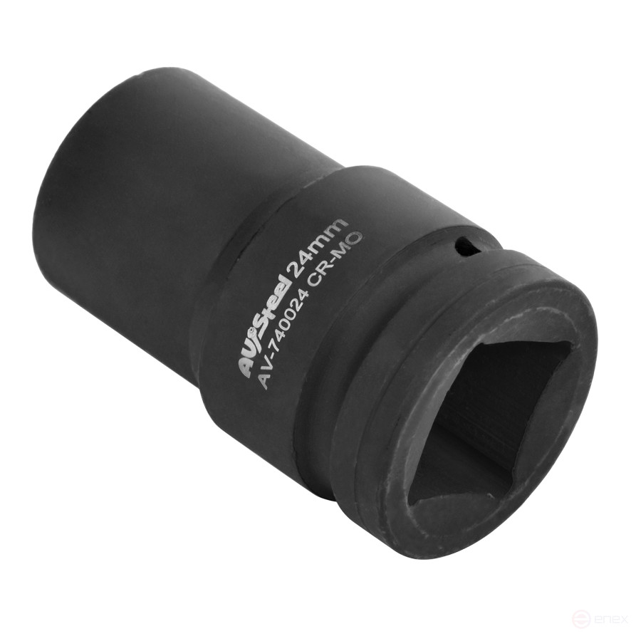 Головка ударная 6-гранная 1" 24 мм