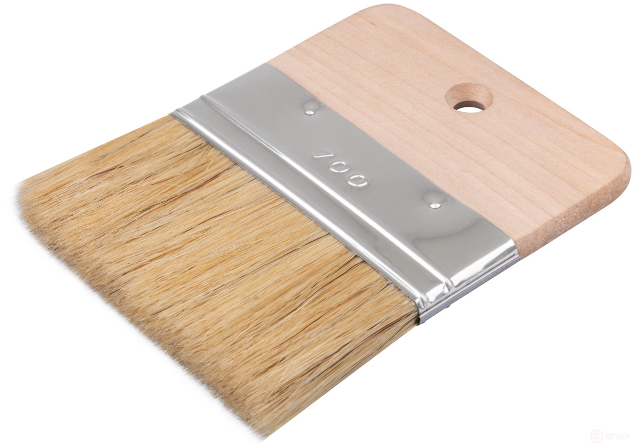 Brush for applying decorative materials, 100 mm