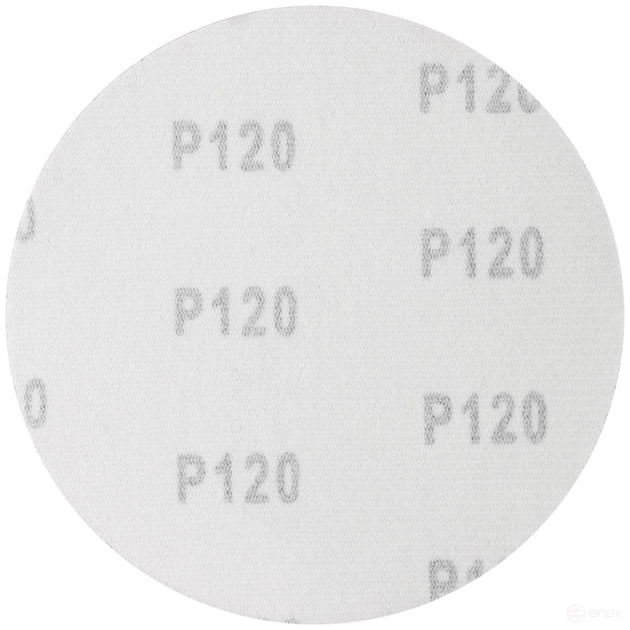 Круги абразивные шлифовальные на ворсовой основе под "липучку" (Р120, 125 мм, 5шт.), Cutop Profi