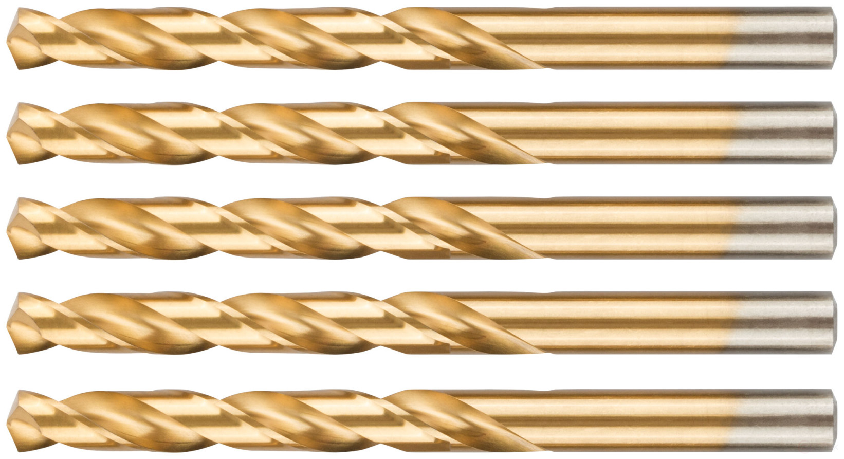 Сверло по металлу Cutop Profi с титановым покрытием, 11х142 мм (5 шт)