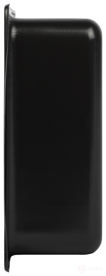 Коробка протяжная ЭРА Y-996-200-200-80-54 металлическая У-996 с уплотнителем 200х200х80мм черная IP54