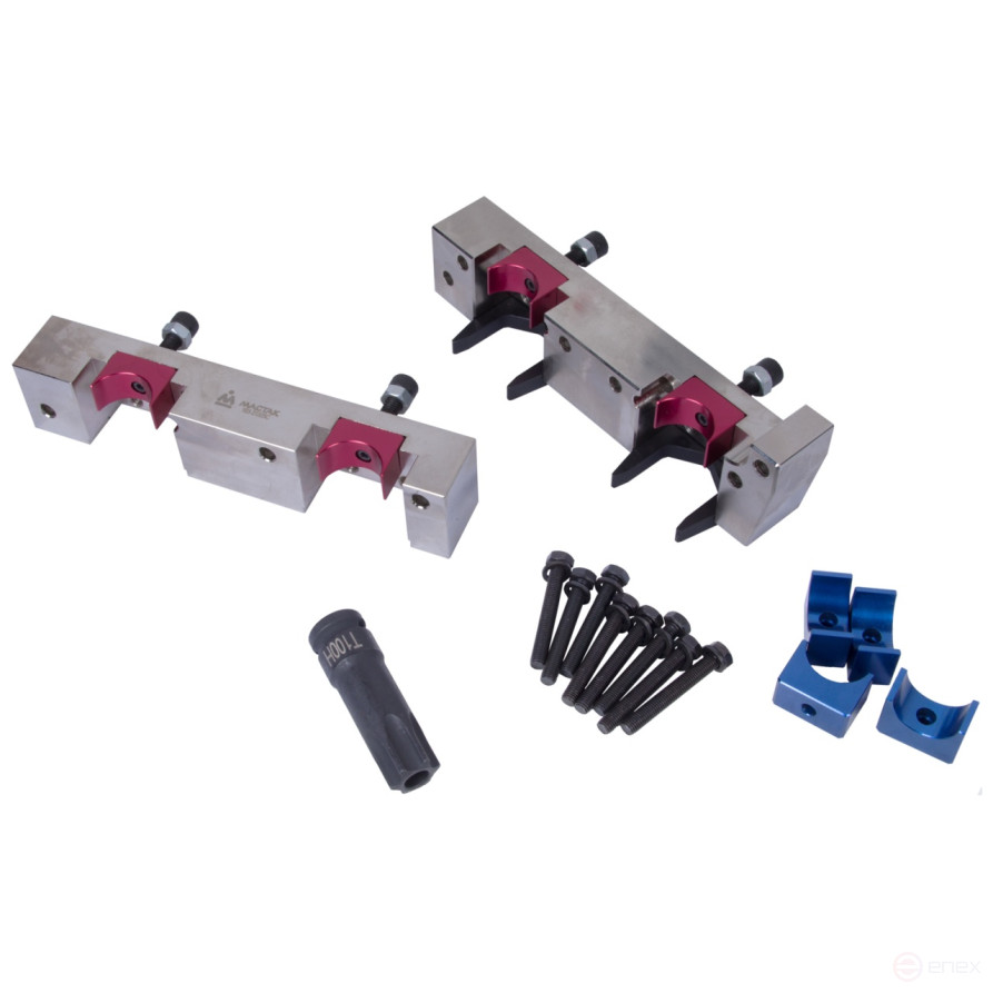 Camshaft / crankshaft locking kit, MB, case, 15 items MASTAK 103-21325C