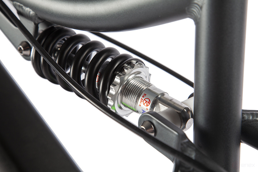 Велогибрид Eltreco Walter Черно-зеленый-2502