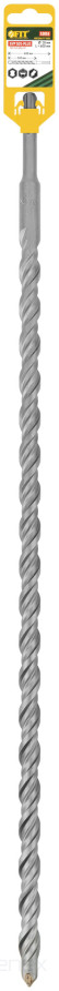 Бур по бетону SDS PLUS, Профи, W-образная вставка, двойная спираль, 18 х 600 мм