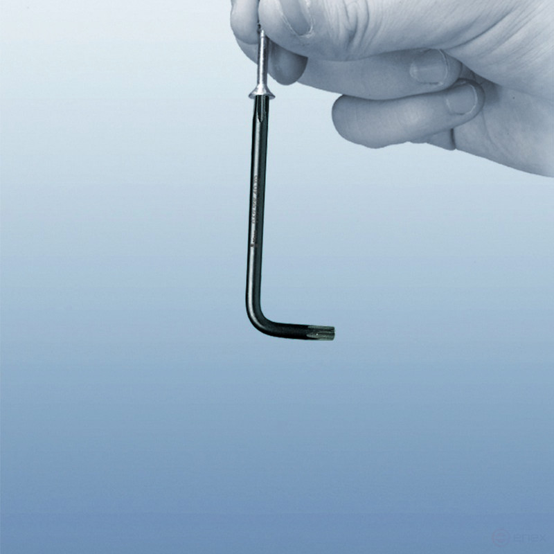 967 XL HF TORX® Г-образный ключ с функцией фиксации крепежа, удлиненный, TX 30 x 195 мм