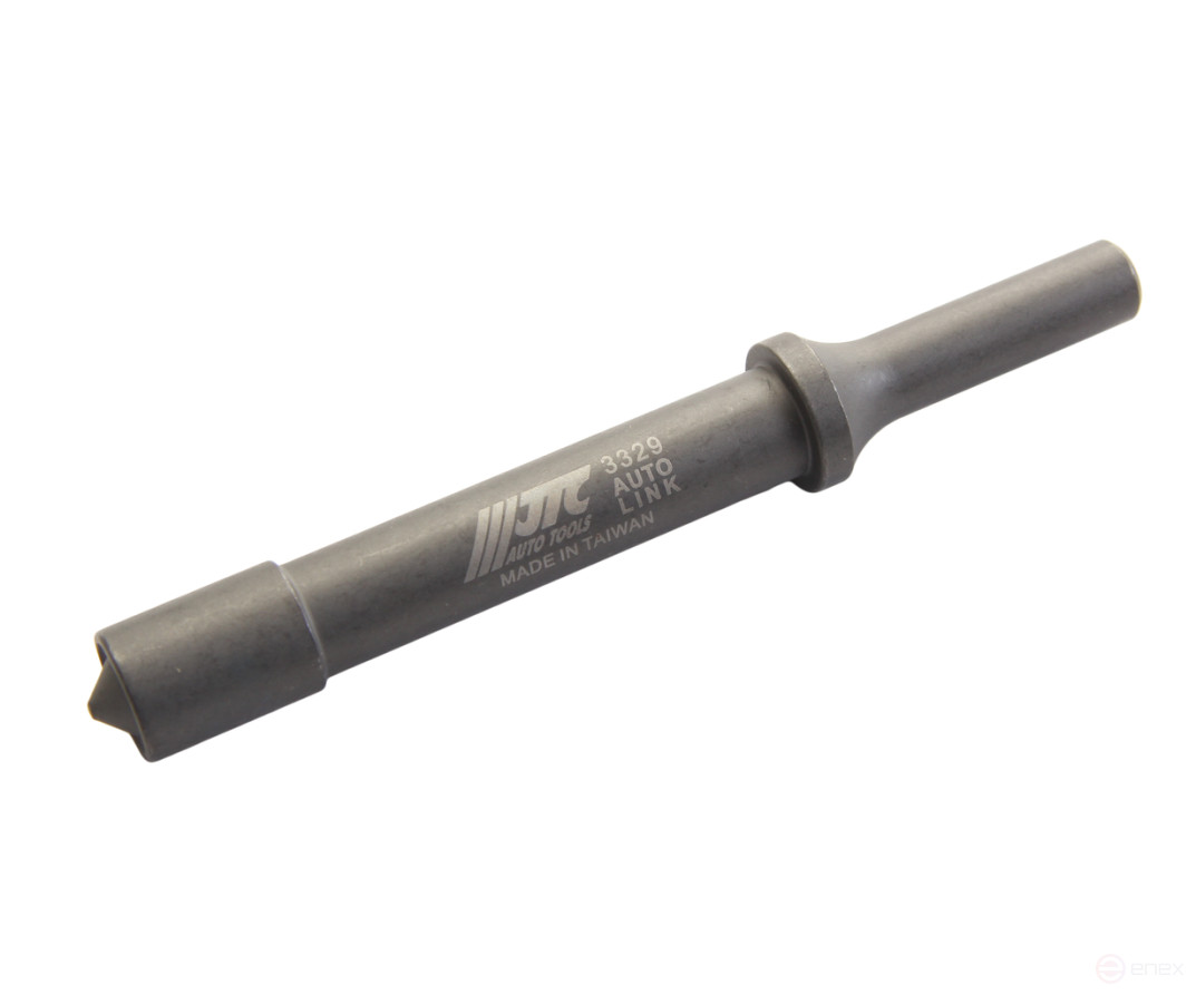 Chisel for pneumatic hammer L=127mm round with protrusion d=15mm JTC