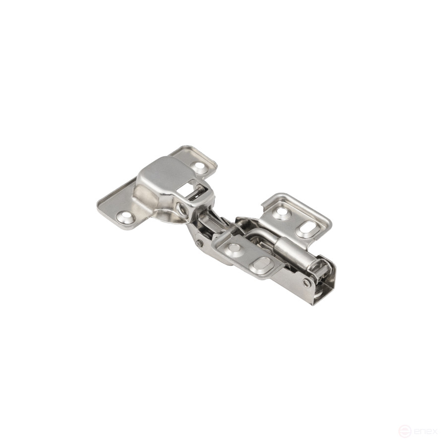 Петля полунакладная с доводчиком 48мм h0 несъемная планка (4 отверстия) AKS LIGHT