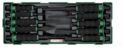 Chisel with protective handle 10x150 mm TOPTUL HCBB1015