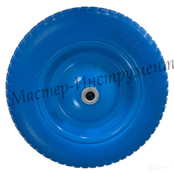 Колесо PU 3.25/3.00х80 D20 бескамерное, ЭКОНОМ СИНЕЕ