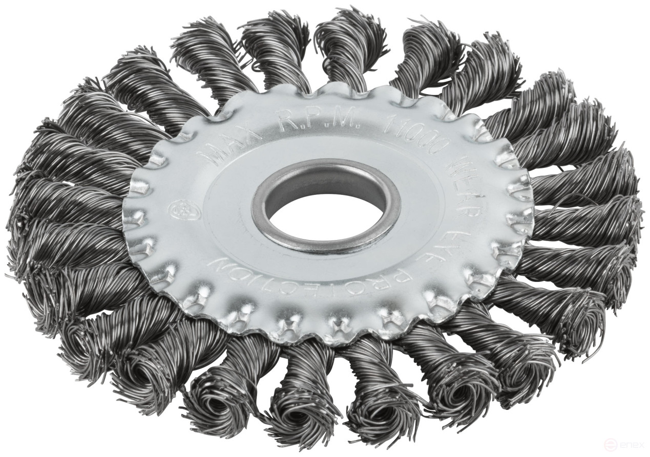 Straight disc corkscrew, seat diameter 22.2 mm, 125 mm twisted steel wire