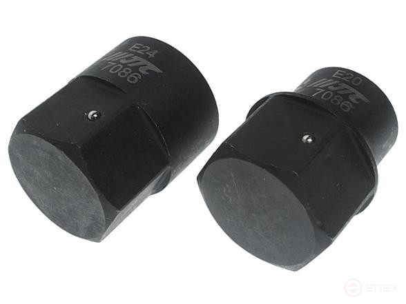 Набор головок для тормозных суппортов H30хE20,E24 (MAN) JTC