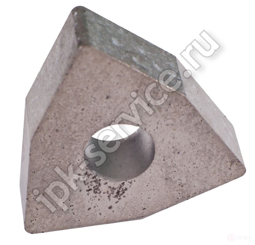 WNUM100608T15K6(YT15) Polyline Triangle Replacement Plate