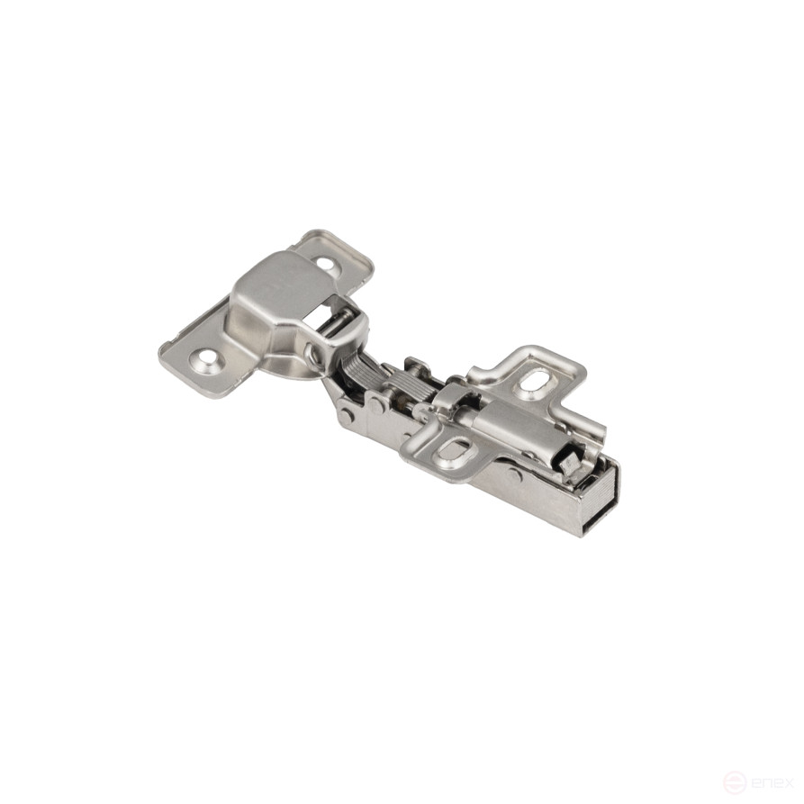 Петля накладная с доводчиком 45мм h0 clip-on AKS PLUS (саморезы, заглушки)