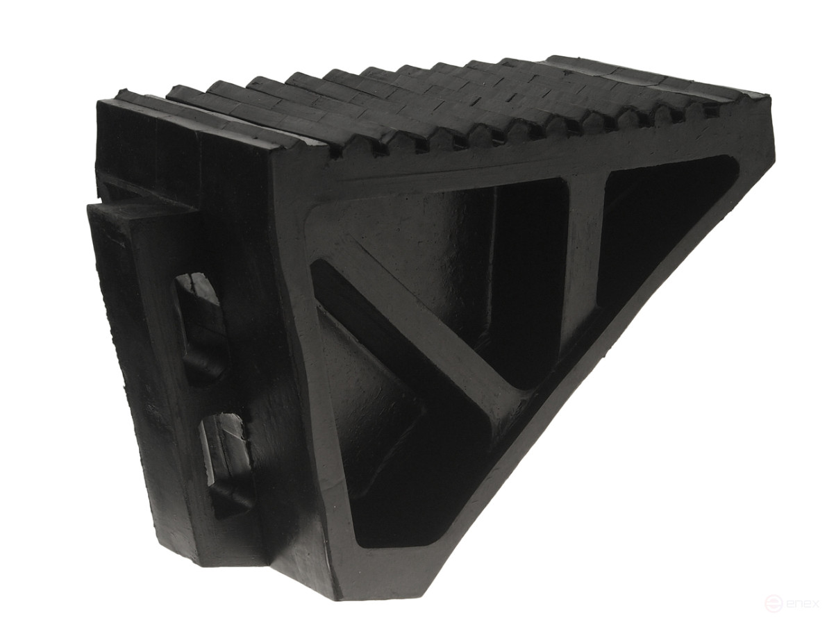 Упор противооткатный резиновый 240х170х115мм JTC