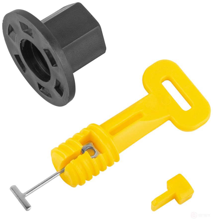 SVP (Tile Leveling System) reusable, Clips 50 pcs., Nuts 50 pcs., seam width 2.0 mm