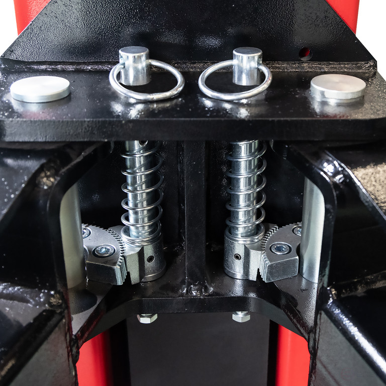 Подъемник электрогидравлический 4т 110-1900мм 2-х стоечный 380В ниж.синхрон. (руч. спуск) GTE