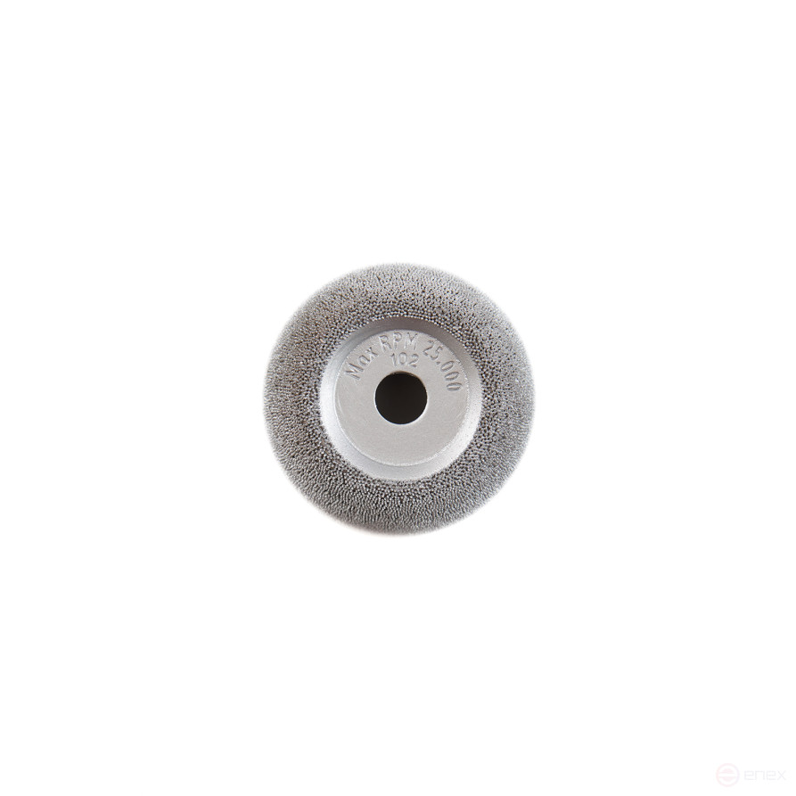 NS102 Rough hemisphere, Ø50.8x19mm, AH 9.5mm, 170 Grit