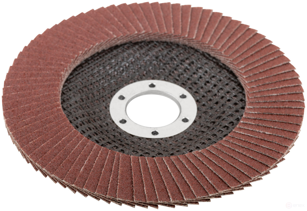 Flat petal end circle 125 mm, P 100