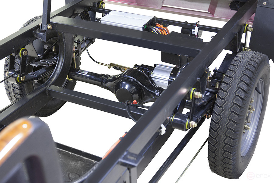 Грузовой электротрицикл Rutrike D4 1800 60V1500W, темно-серый