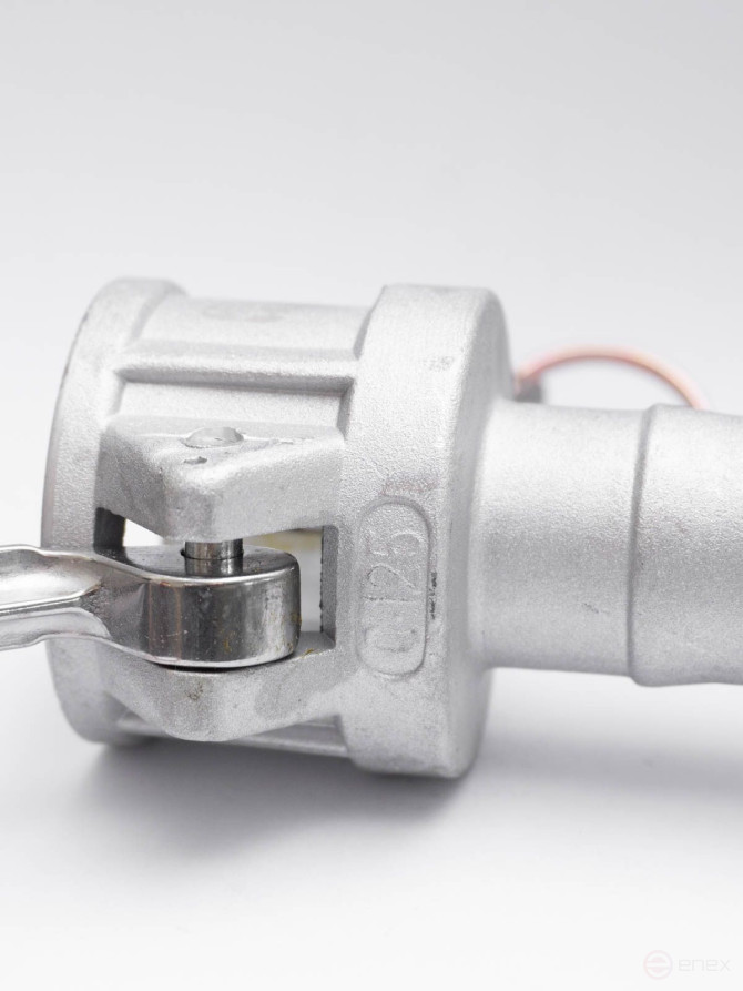 Camlock type C-125 (32 mm), aluminum
