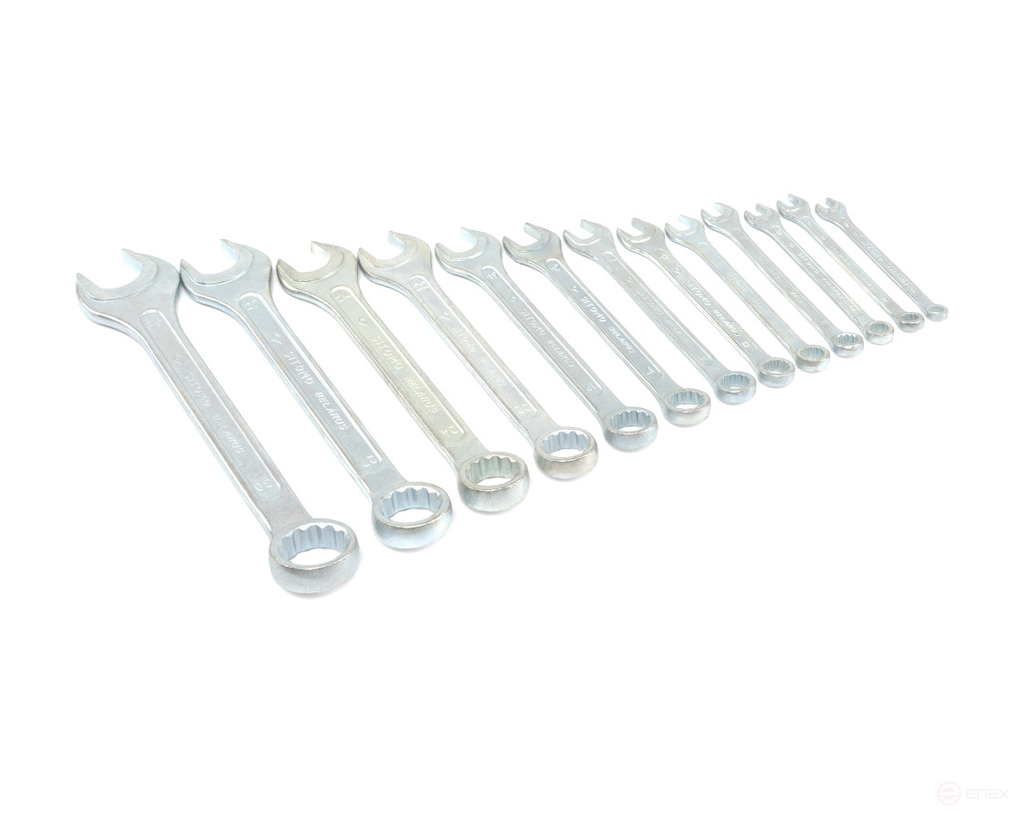 Набор ключей гаечных комбинированных 13 шт.(8-30) ПВХ сум. SITOMO BELARUS