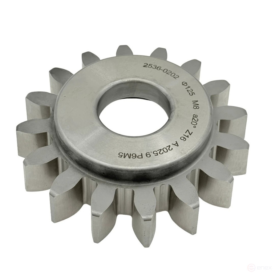 Долбяк чашечный M 8.0, z=16, 20°, D=128 мм, d=44.45 мм (2536-0202) TORNERI Т028246