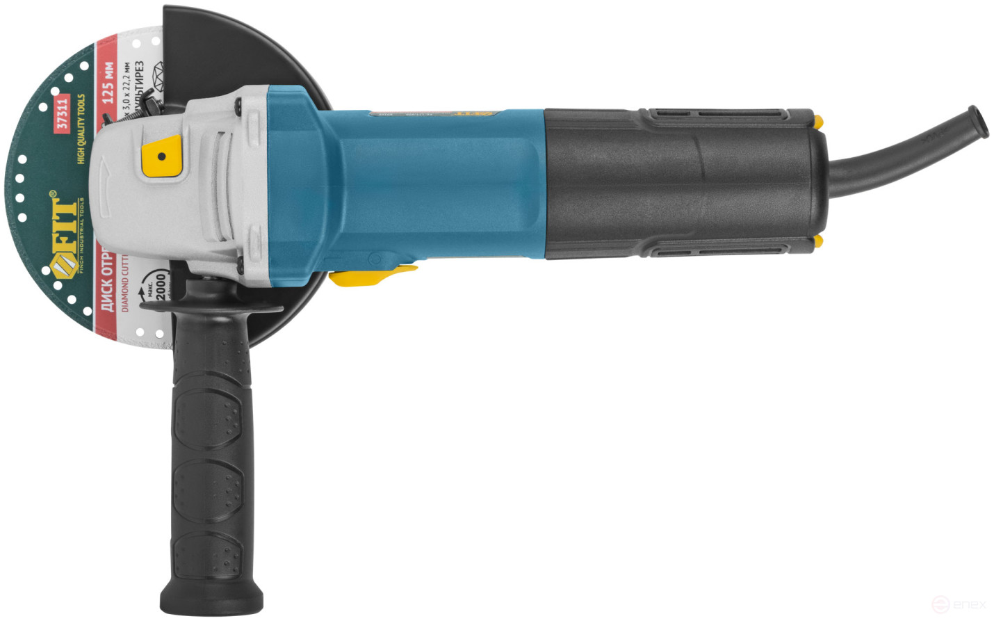 Angle grinder 800 W; 11000 rpm; KlK 125 mm; box