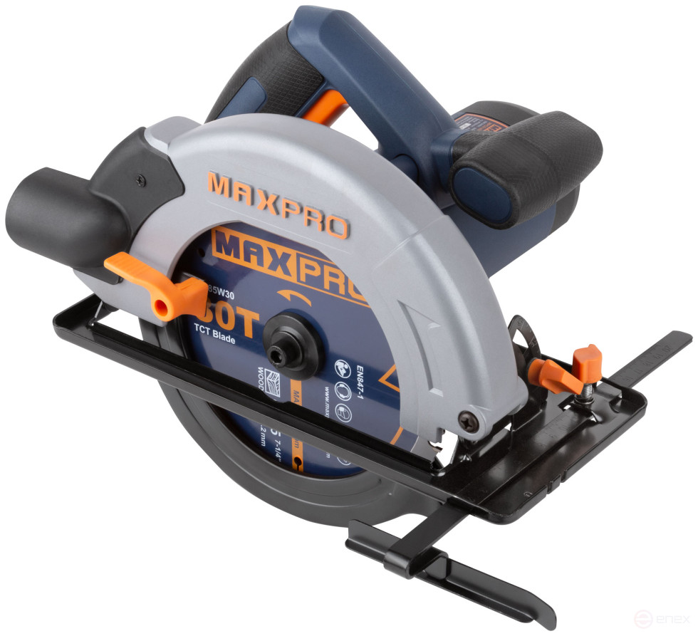 MAX-PRO Circular saw 1400 W; 185/20 mm; 4700 rpm; 4.3 kg; box