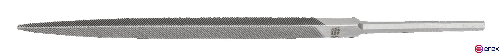 Напильник треугольный без ручки 250 мм, насечка бархатная