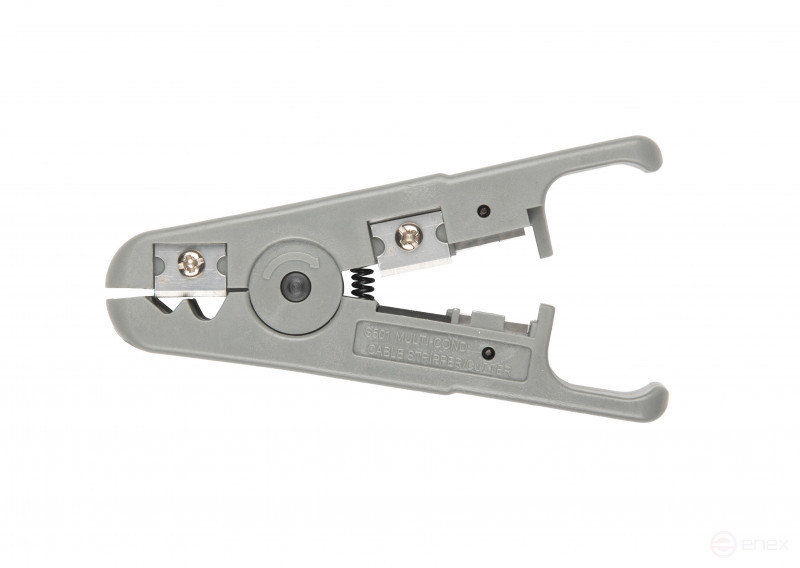 WRline WR-501B Стриппер для зачистки и обрезки витой пары (UTP/STP) и телефонного кабеля 3,2-9 мм, с возможностью регулировки