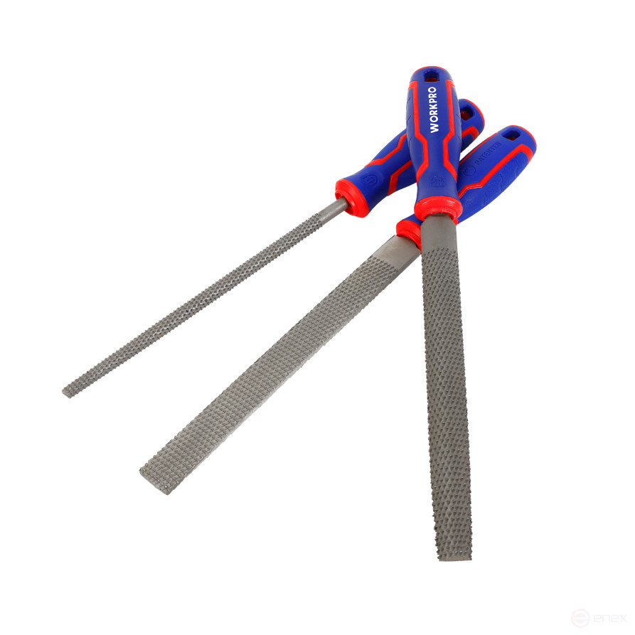 Rasps 200mm 3 pcs Set WP201703 WORKPRO
