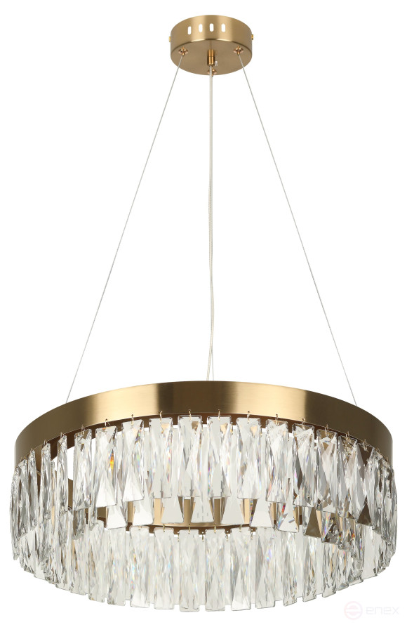 Люстра Rivoli Mary 6129-101 cветодиодная LED 28 Вт 3000 К хрусталь