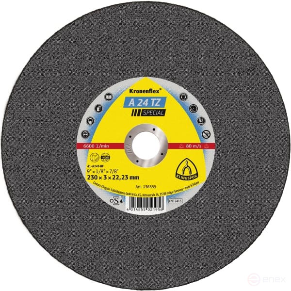 Отрезной круг INOX A 24 TZ Special, 115 x 2,5 x 22,23