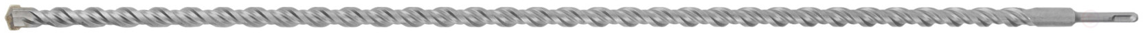SDS PLUS concrete drill, Profi, W-shaped insert, double spiral, 22 x 1000 mm