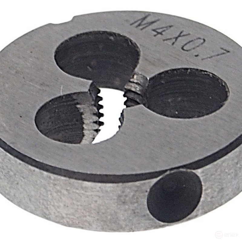 Плашка ER-00407P M04x0,7-ø20мм, в пластиковом футляре ЭВРИКА /1/10