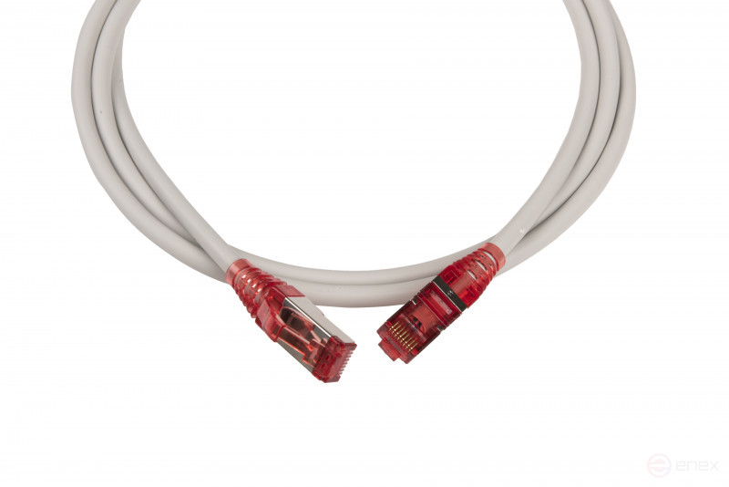 PC-LPM-STP-RJ45-RJ45-C5e-1.5M-LSZH-GY Patch Cord F/UTP, Shielded, Cat.5e (100% Fluke Component Tested), LSZH, 1.5 m, Grey