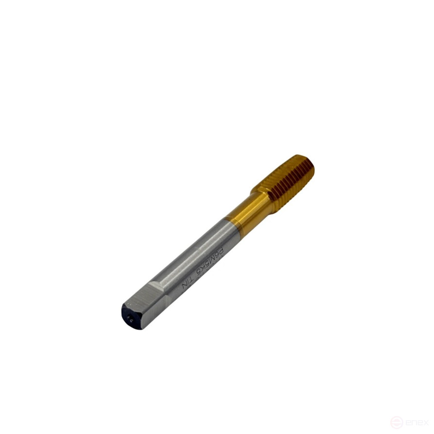 Метчик бесстружечный (раскатник) M 10х1.5 Р6М5К5 с покрытием TiN TORNERI Т025334