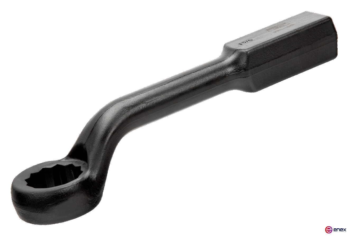 Ключ накидной изогнутый ударный, 3