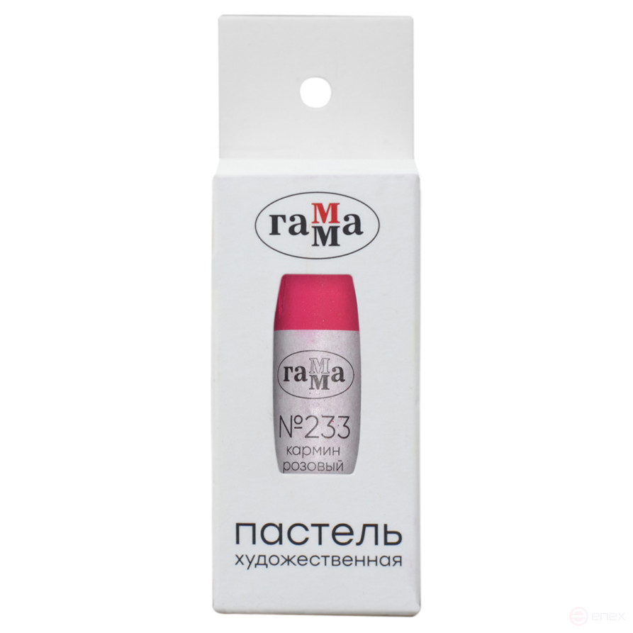 Пастель художественная Гамма, кармин розовый №233, картон. упак., европодвес