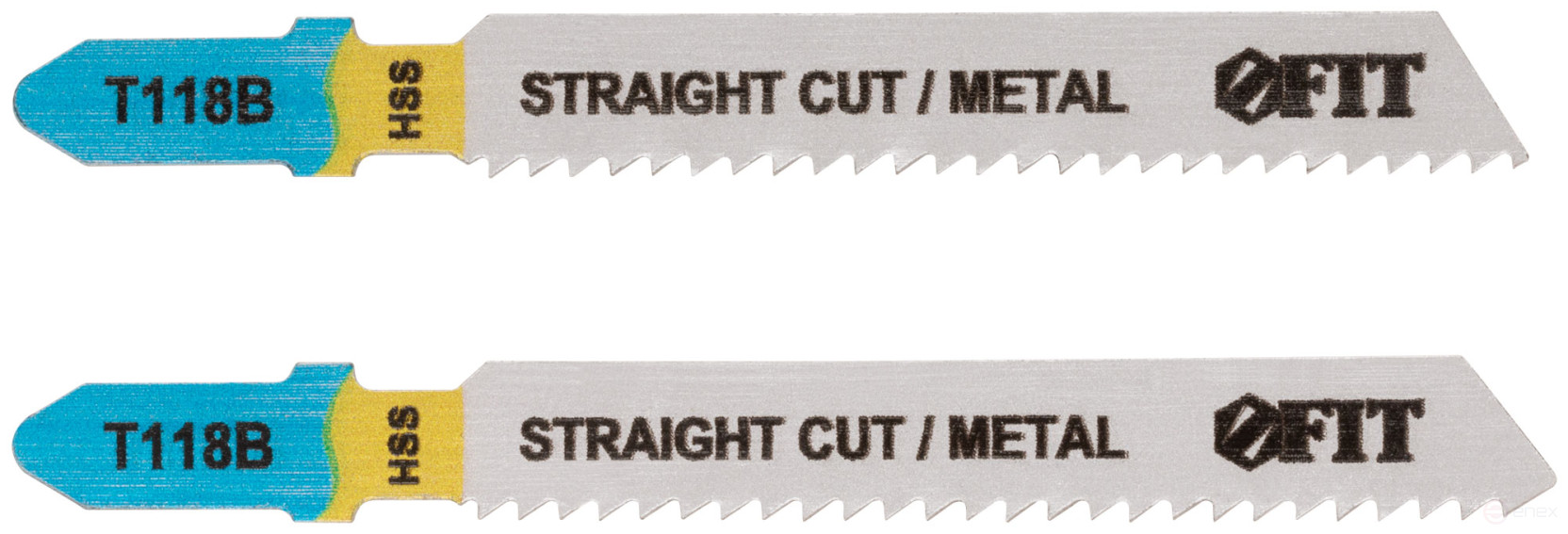 Полотна по металлу, HSS, фрезерованные, волнистые зубья, 76/51/2 мм (T118B), 2 шт.