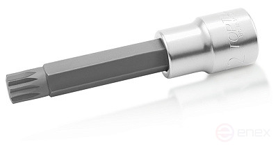 Головка торцевая с вставкой Spline 1/2" M9.5 L=100 мм TOPTUL BCJA169E