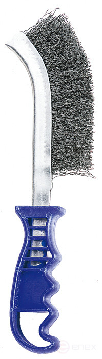 Brush No.111 17130001 with plastic handle steel