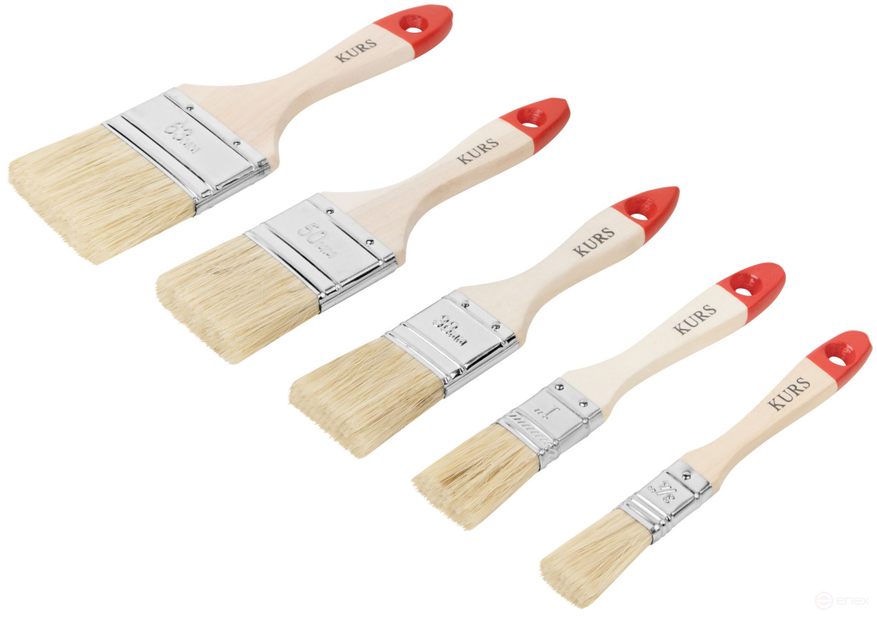 Набор кистей "Оптима" 5 шт. (19, 25, 38, 50, 63 мм)