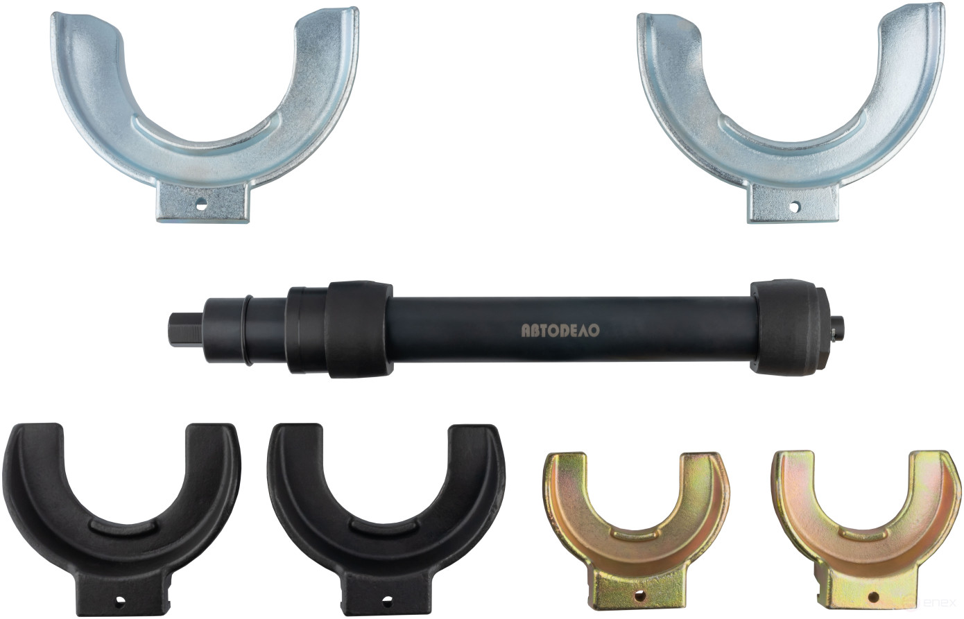 Стяжка пружин ф75-190mm (набор 8пр.(3пары)) АвтоDело PRO (41509)